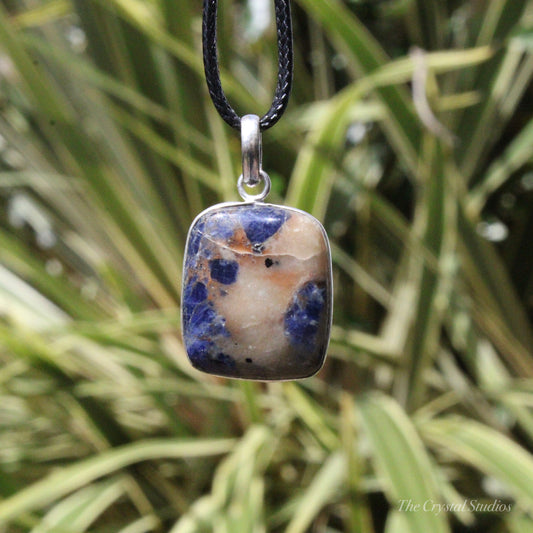 Sodalite Classic Silver Pendant