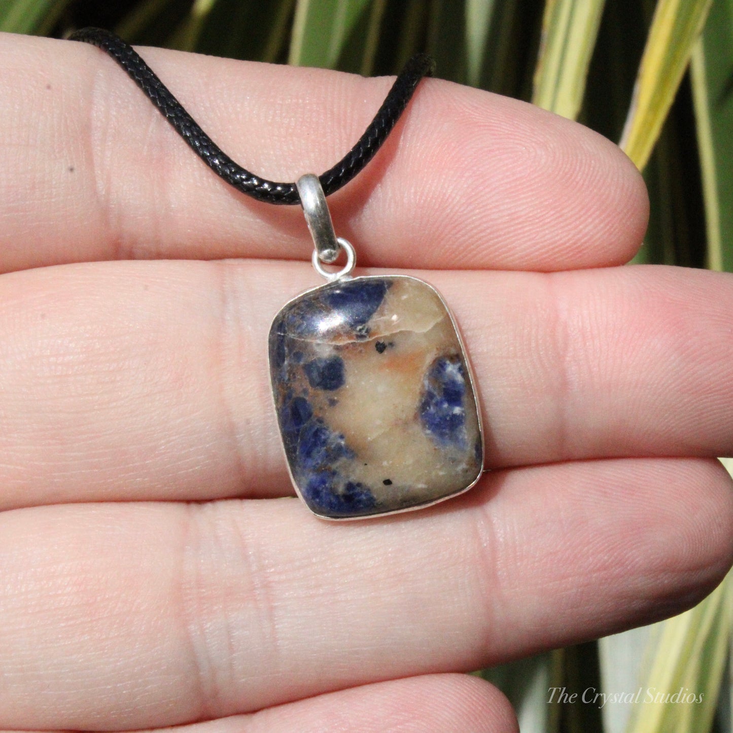 Sodalite Classic Silver Pendant