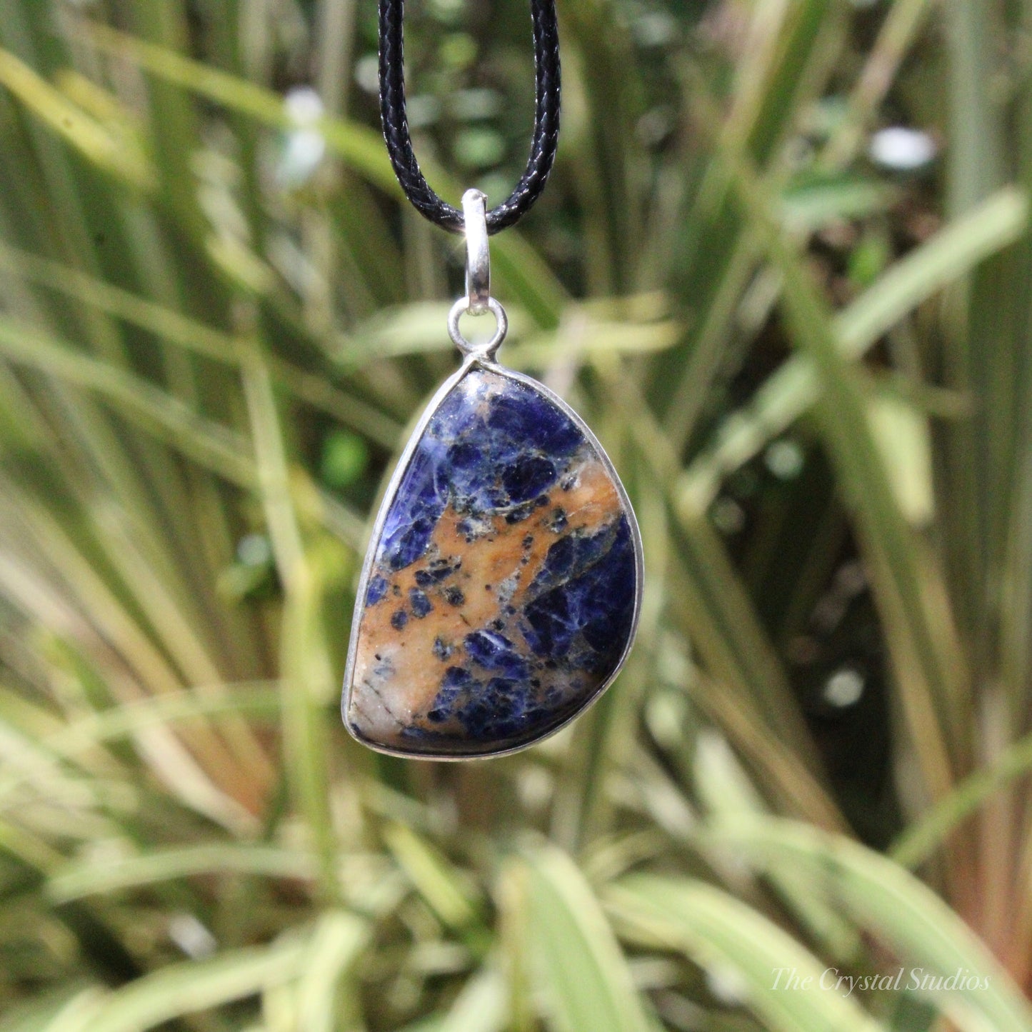 Sodalite Classic Silver Pendant