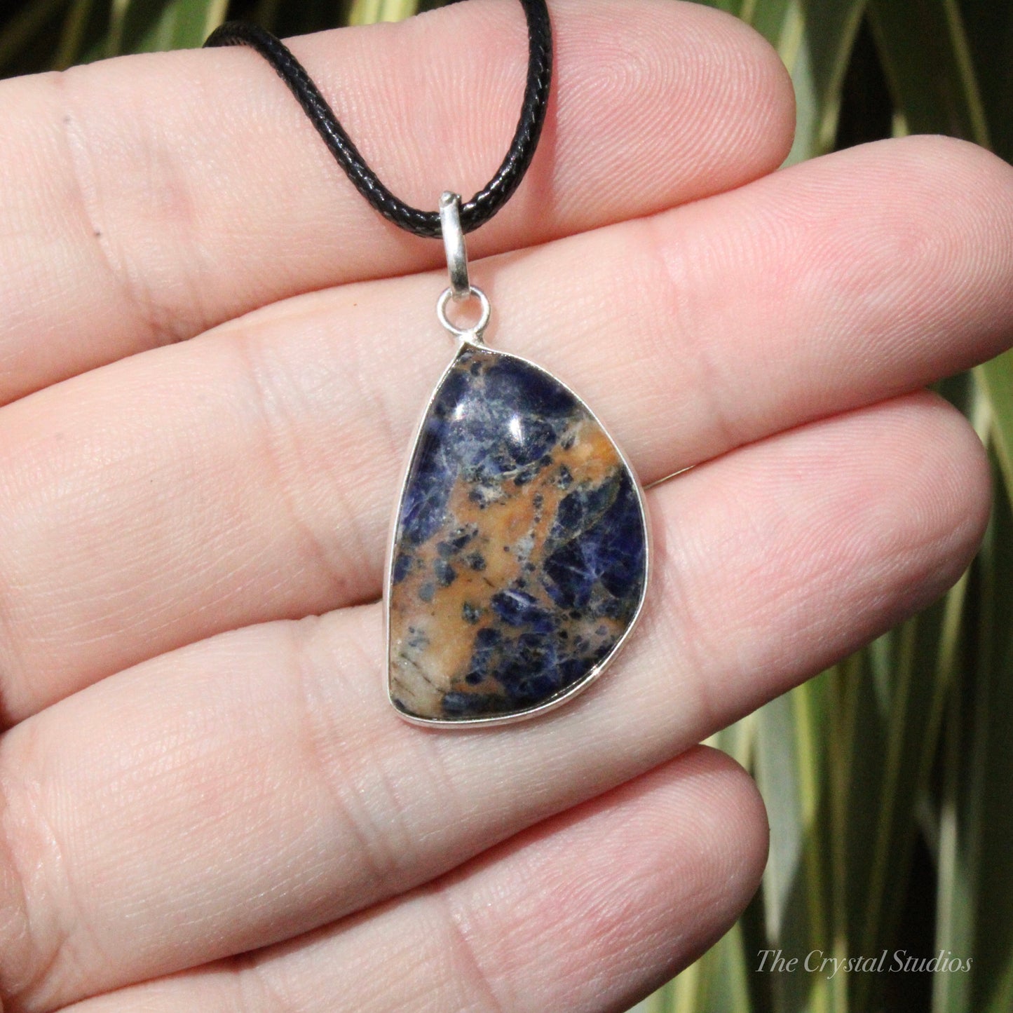 Sodalite Classic Silver Pendant