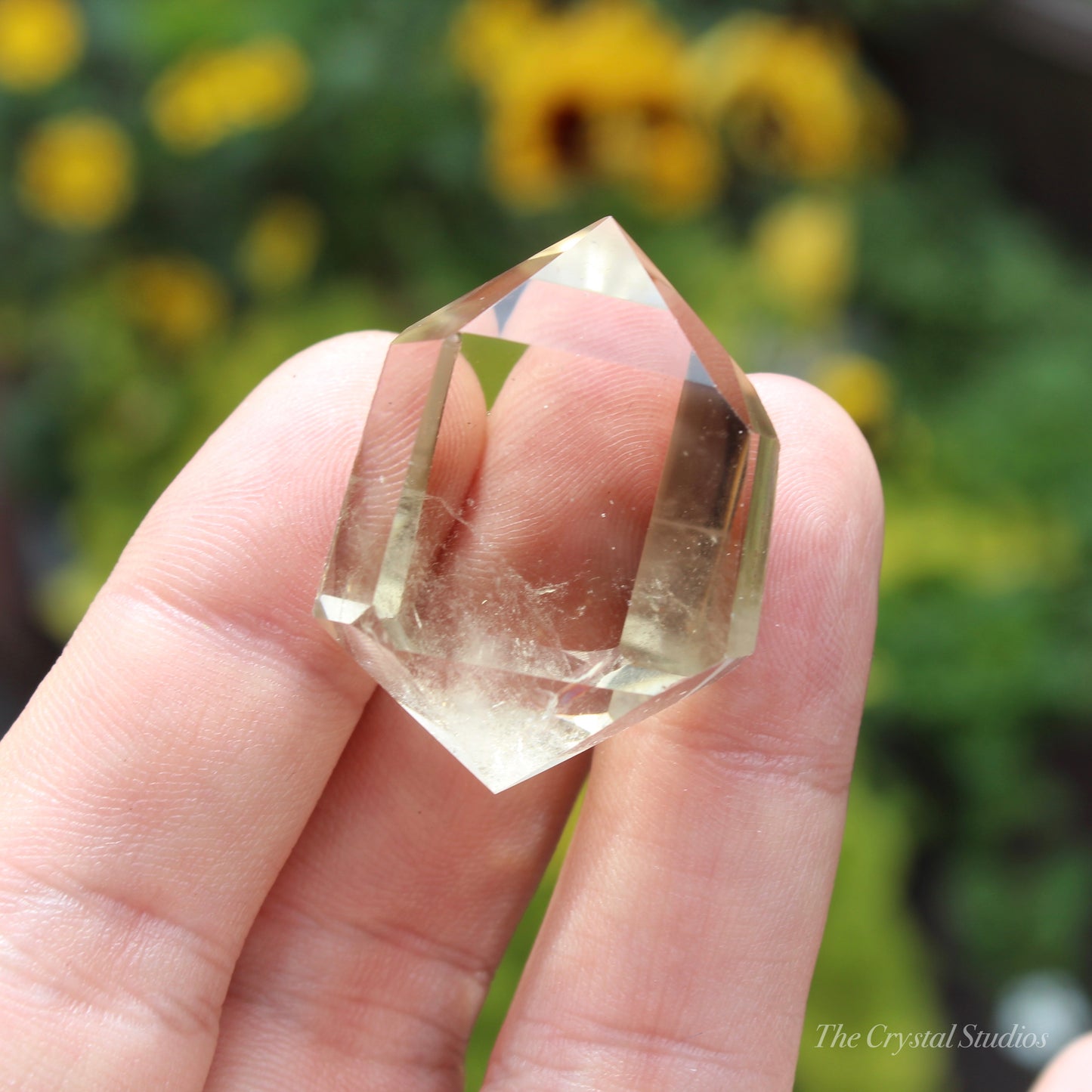 Natural Citrine Double Terminated Polished Point Crystal