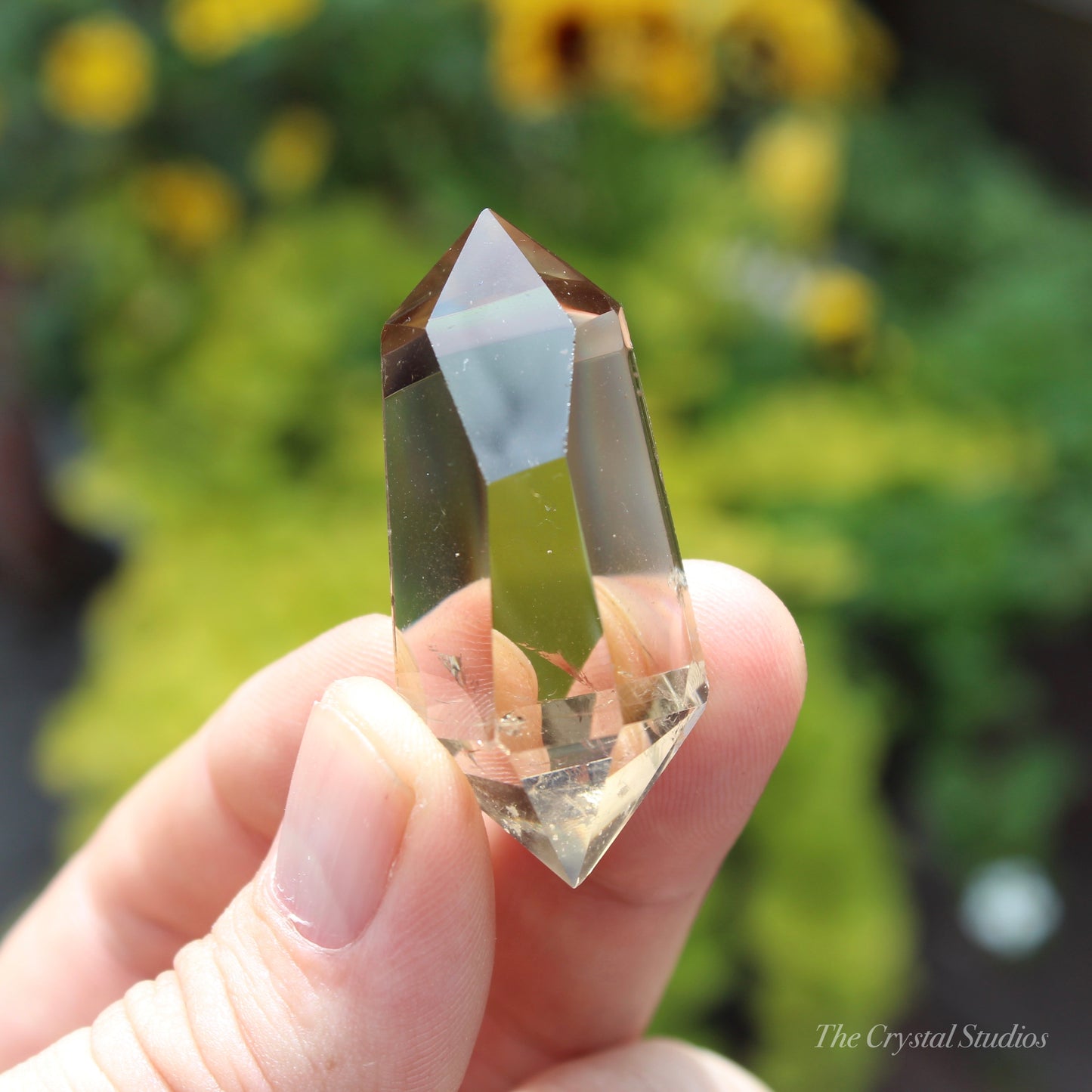 Natural Citrine Double Terminated Polished Point Crystal