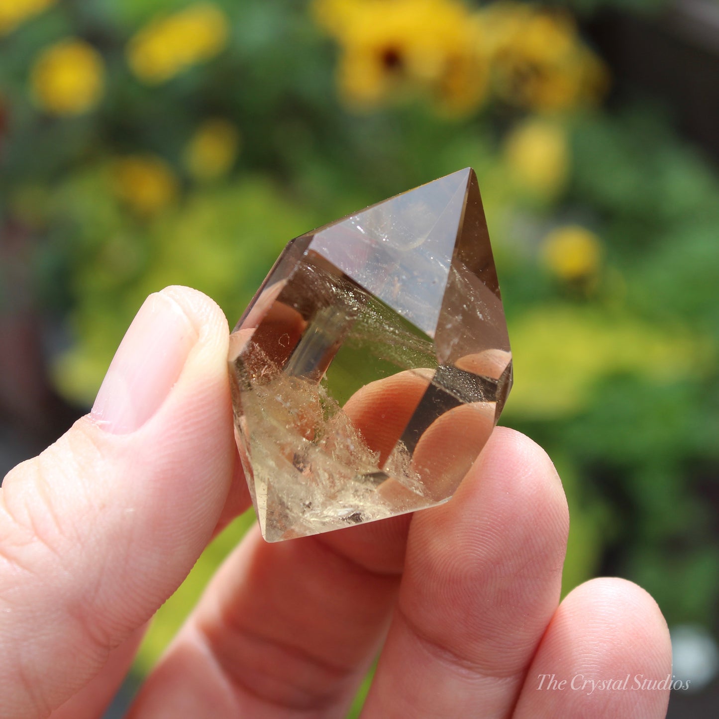 Natural Citrine Double Terminated Polished Point Crystal