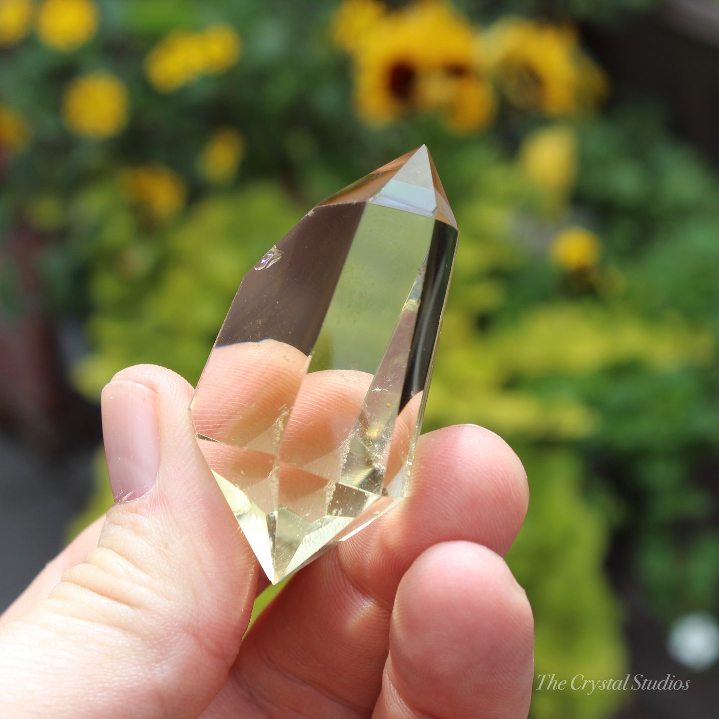 Natural Citrine Double Terminated Polished Point Crystal