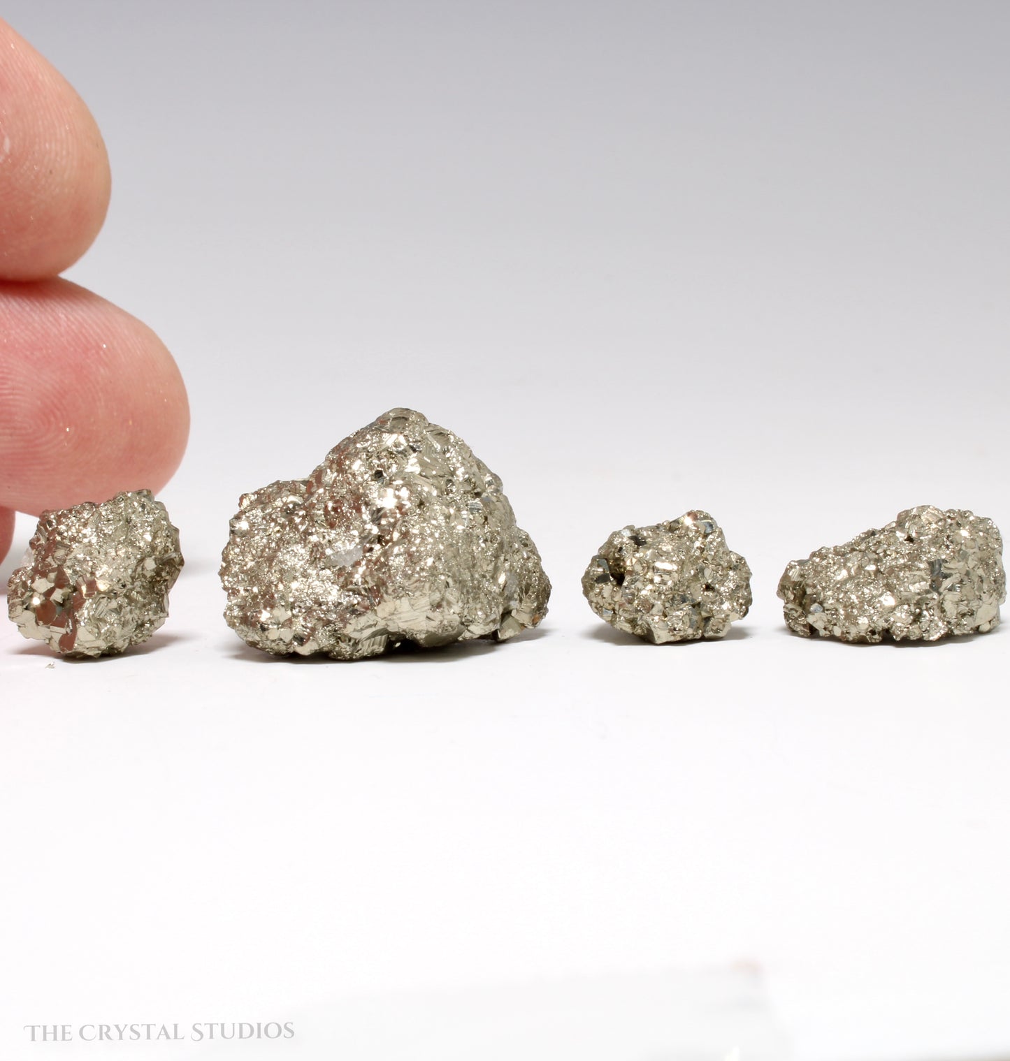 Pyrite Small natural Crystal Cluster Set