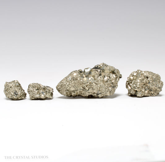 Pyrite Small natural Crystal Cluster Set