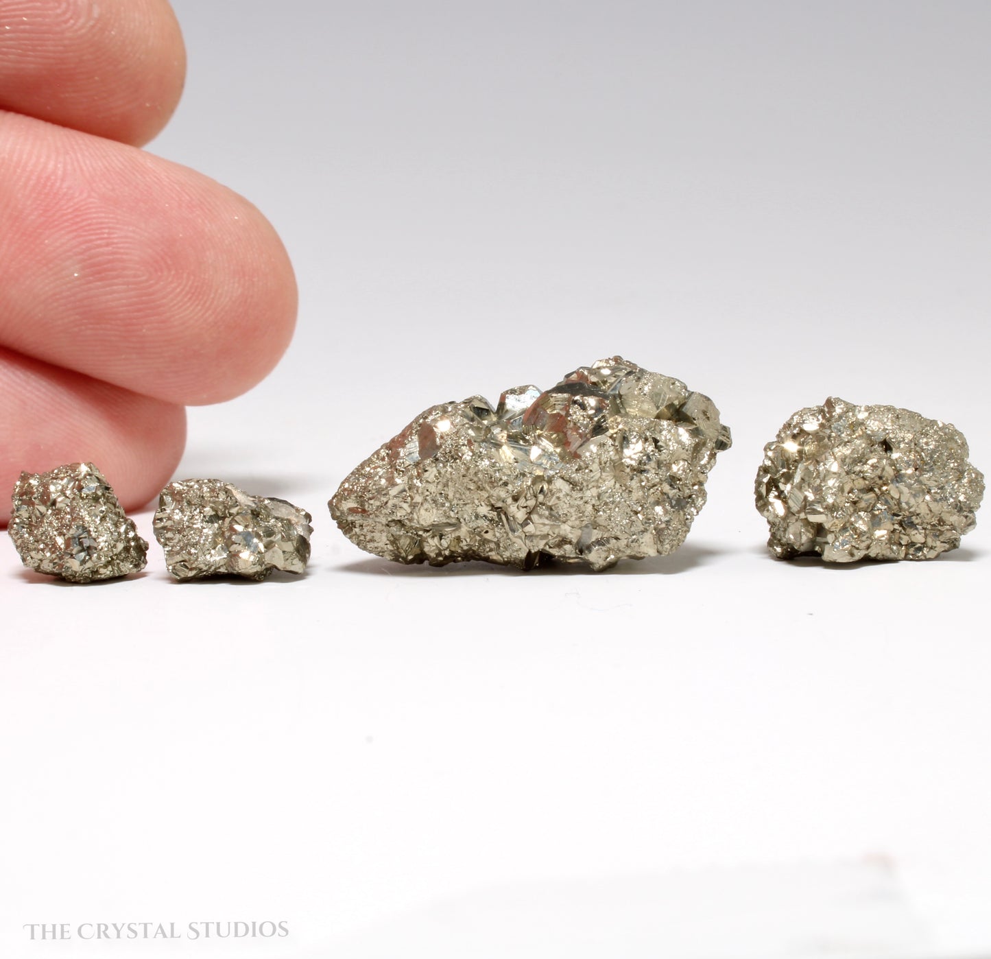 Pyrite Small natural Crystal Cluster Set