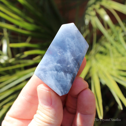 Blue Fluorite Polished Crystal