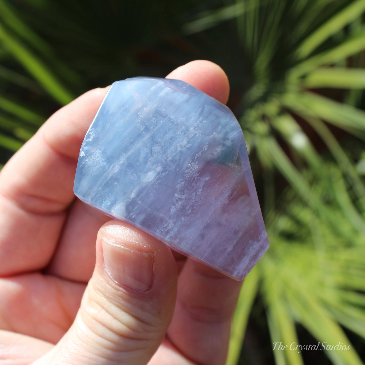 Blue Fluorite Polished Crystal