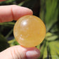 Honey Calcite Medium Polished Crystal Sphere