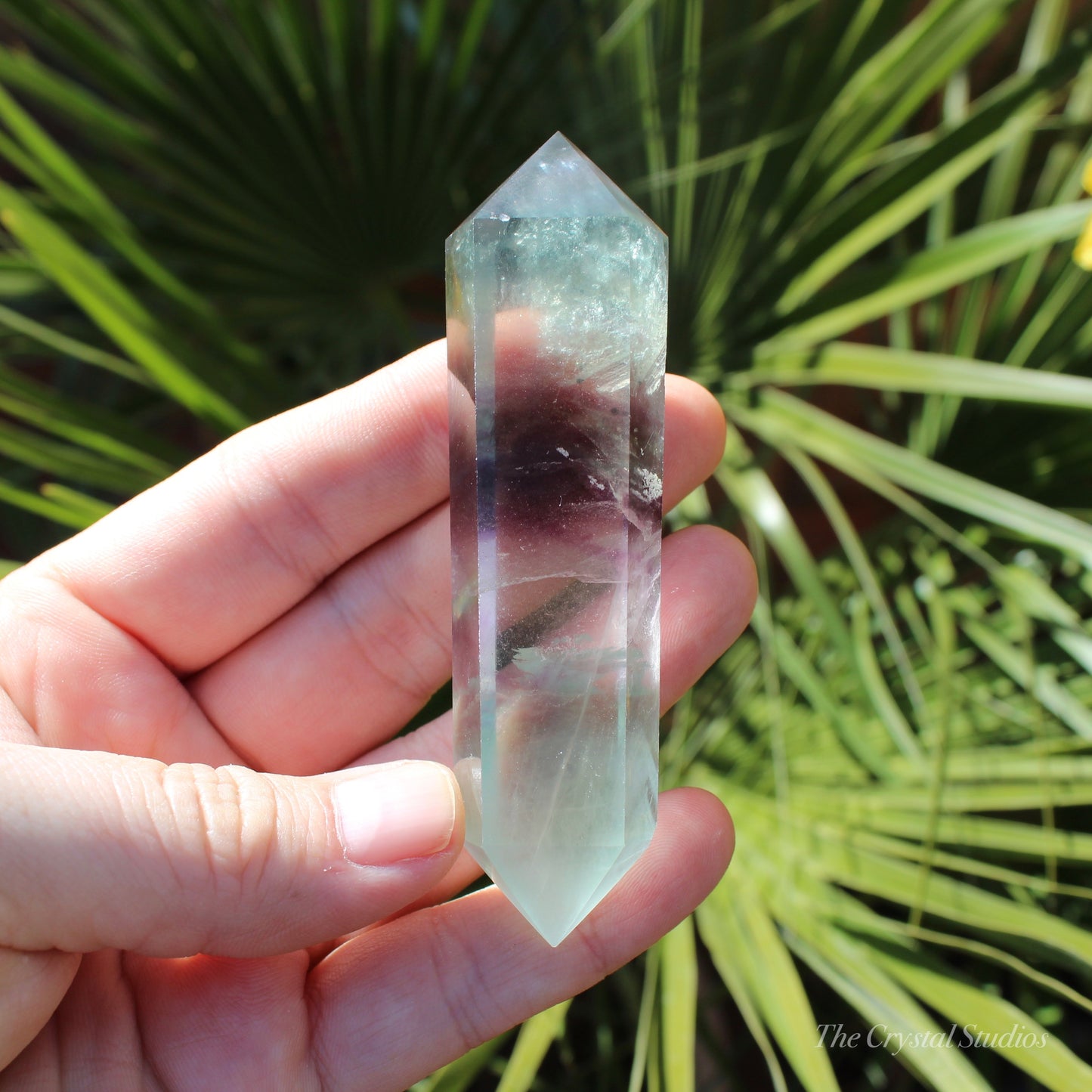 Fluorite Double Terminated Polished Crystal Point