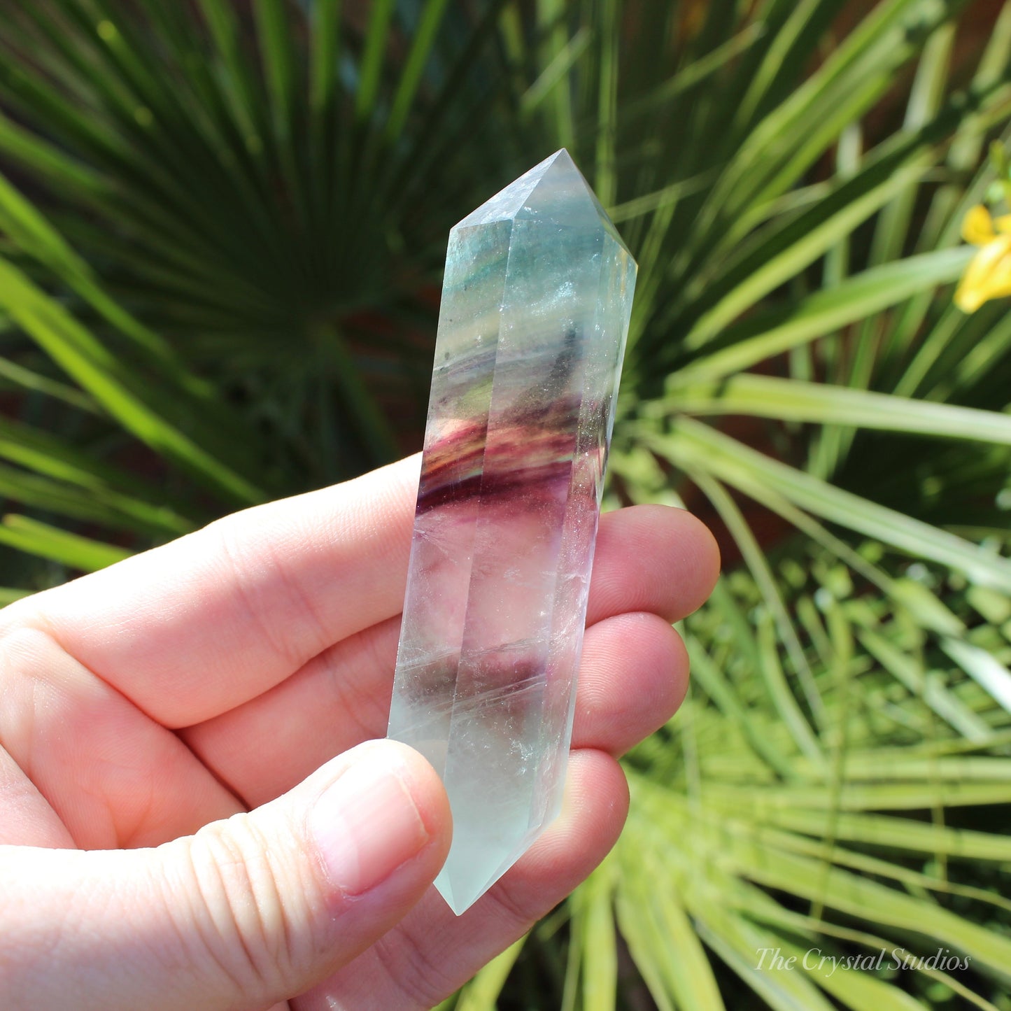 Fluorite Double Terminated Polished Crystal Point