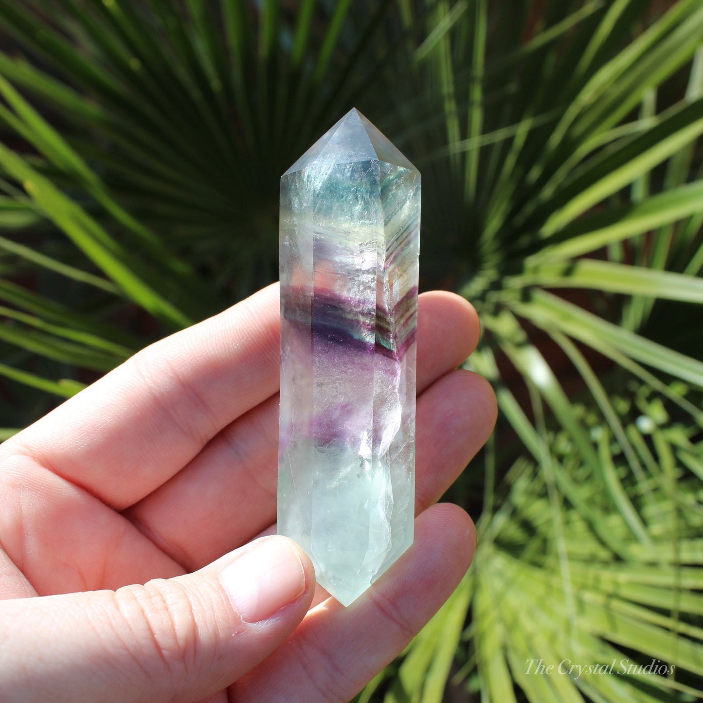 Fluorite Double Terminated Polished Crystal Point