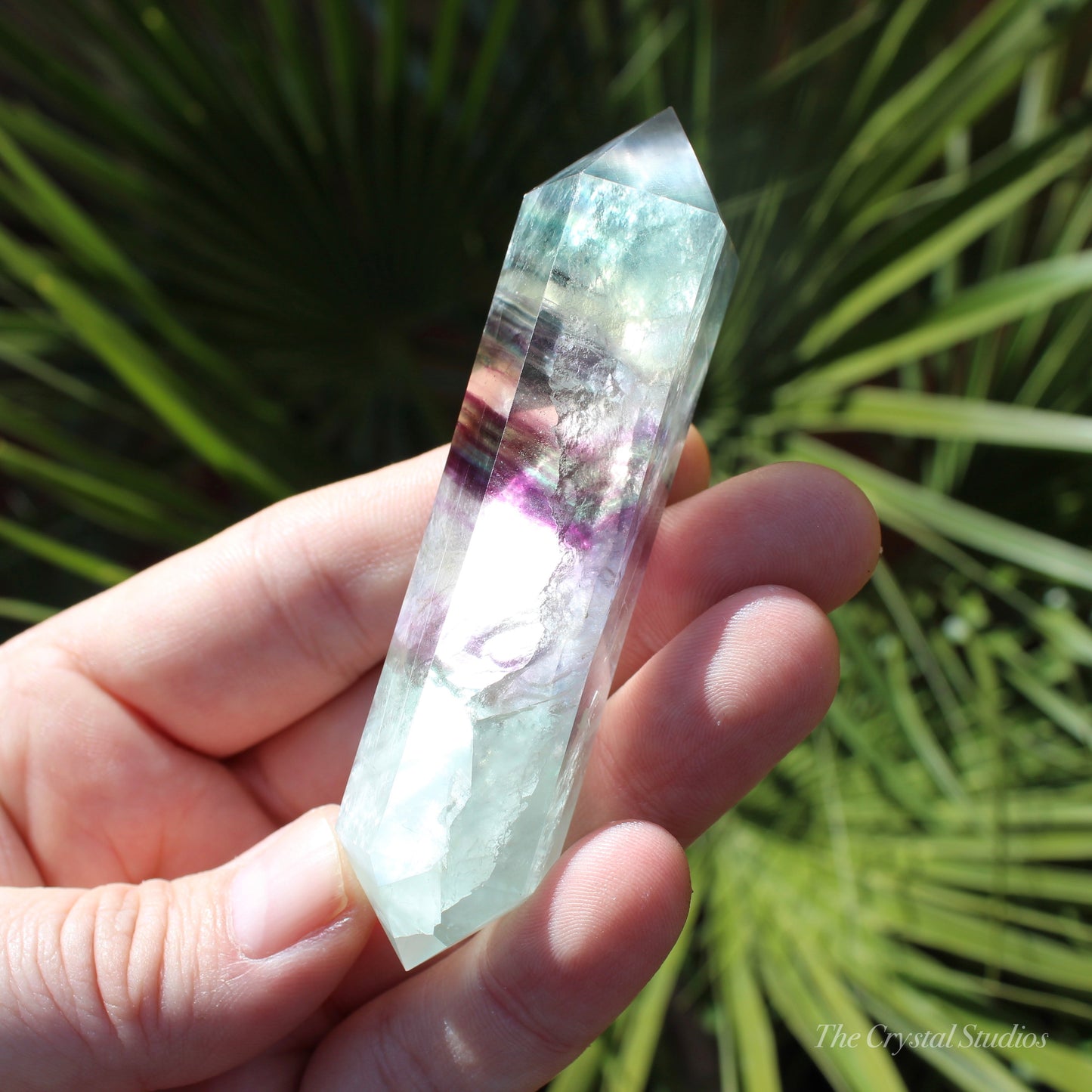 Fluorite Double Terminated Polished Crystal Point