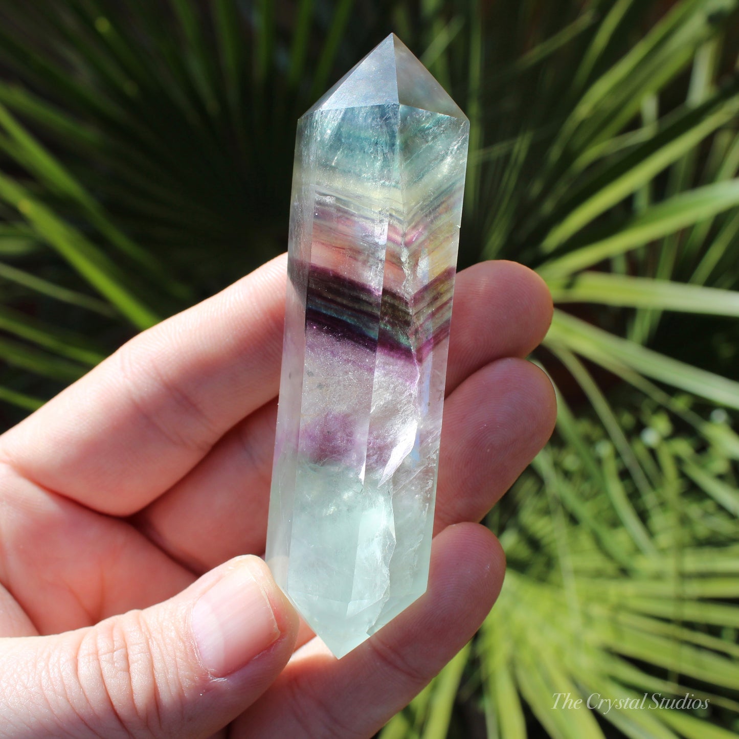 Fluorite Double Terminated Polished Crystal Point