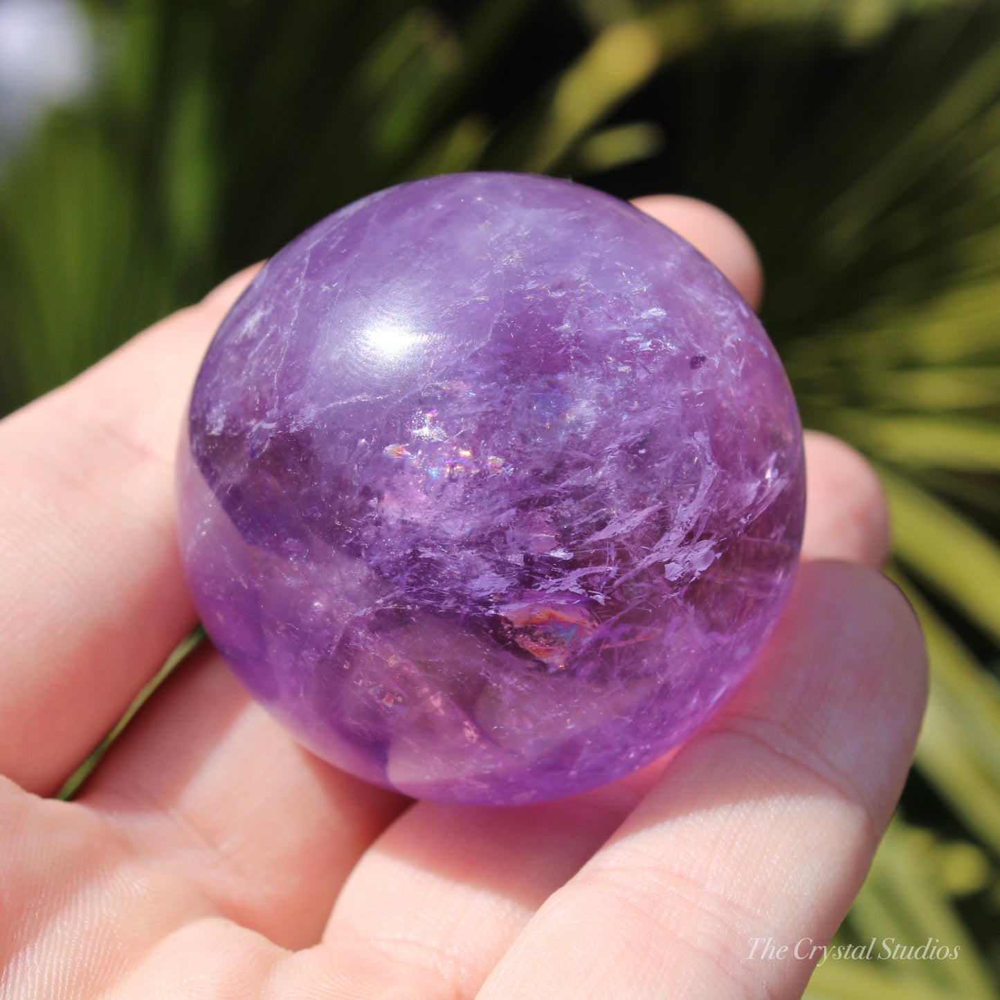 Amethyst Polished Crystal Sphere