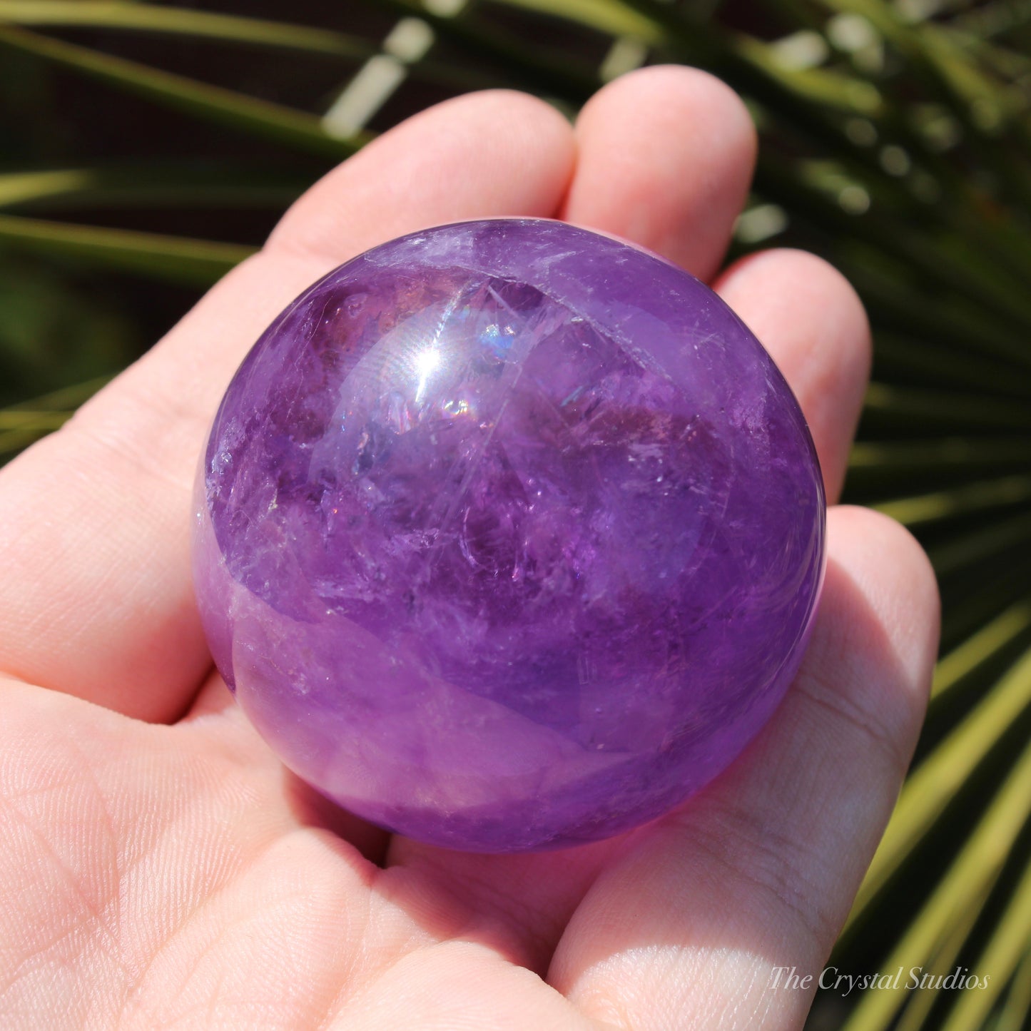 Amethyst Polished Crystal Sphere