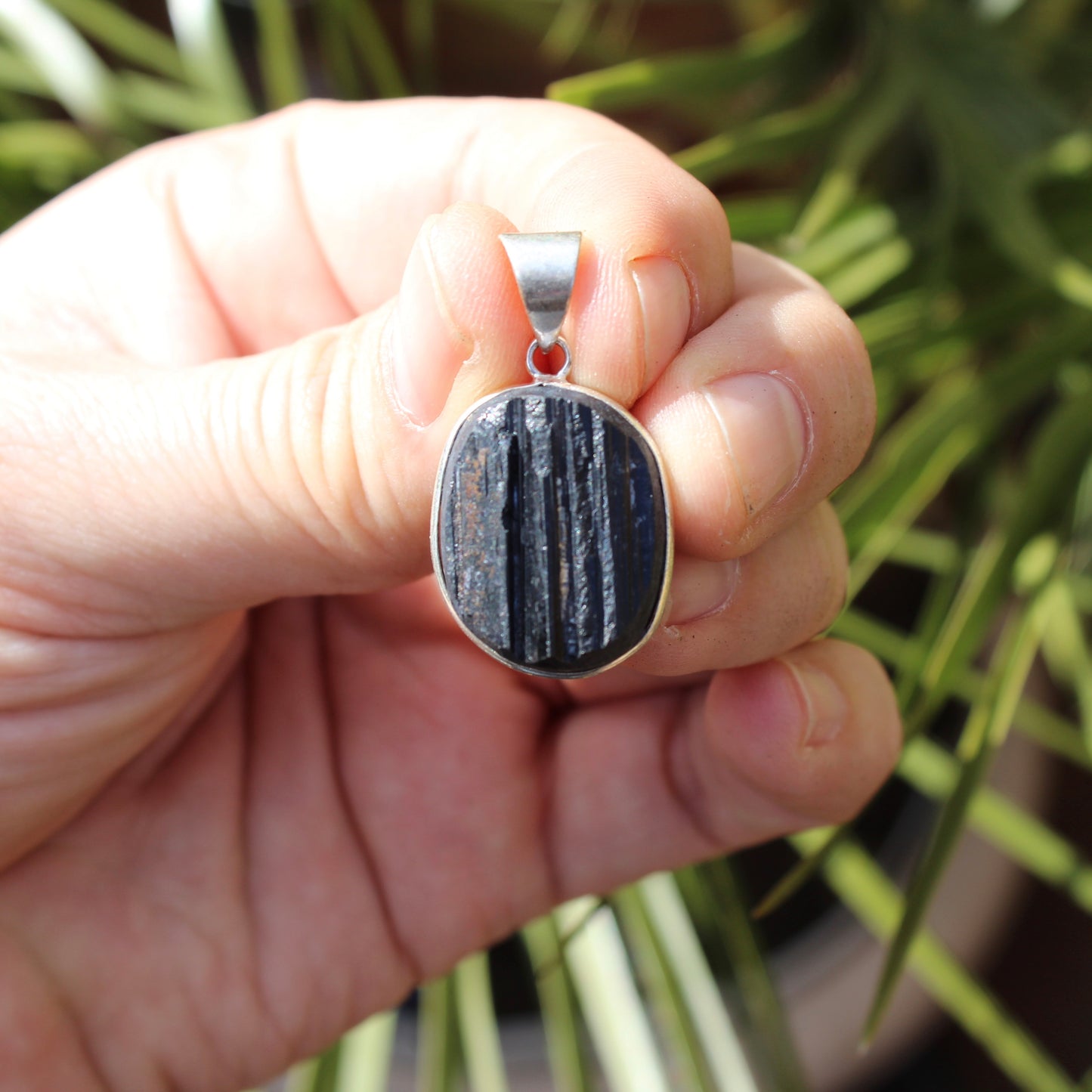 Black Tourmaline Classic Pendant