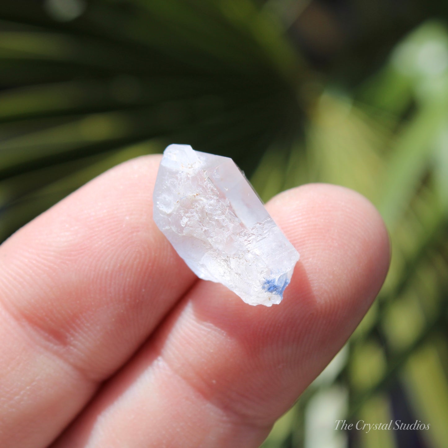 Dumortierite in Quartz Natural Point