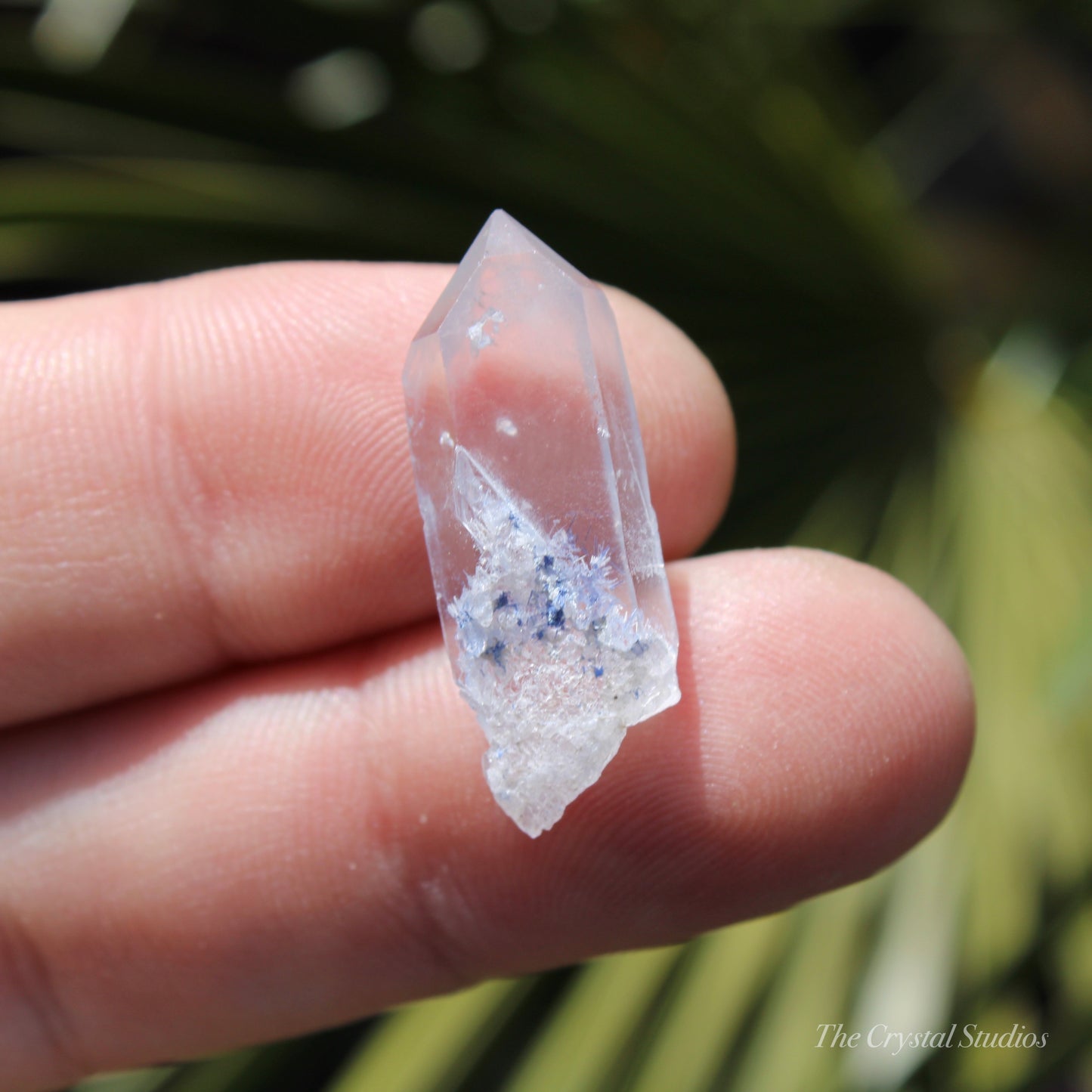 Dumortierite in Quartz Natural Point