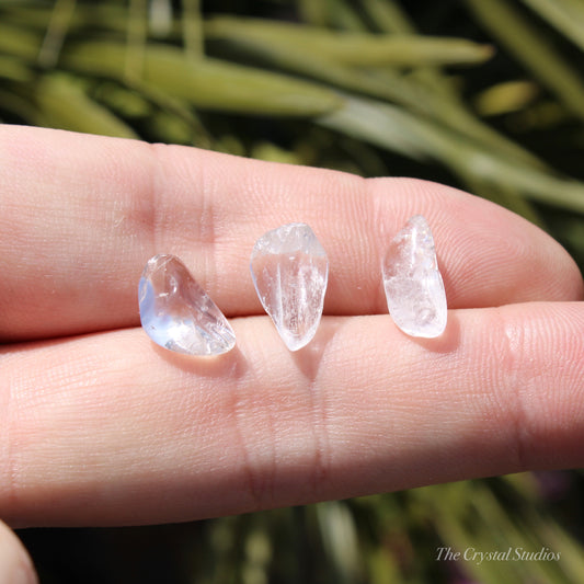 Herkimer Diamond Polished Crystal Tumblestone Set