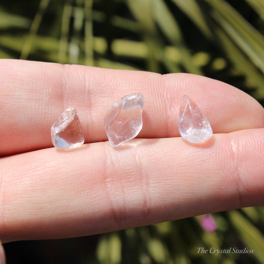 Herkimer Diamond Polished Crystal Tumblestone Set