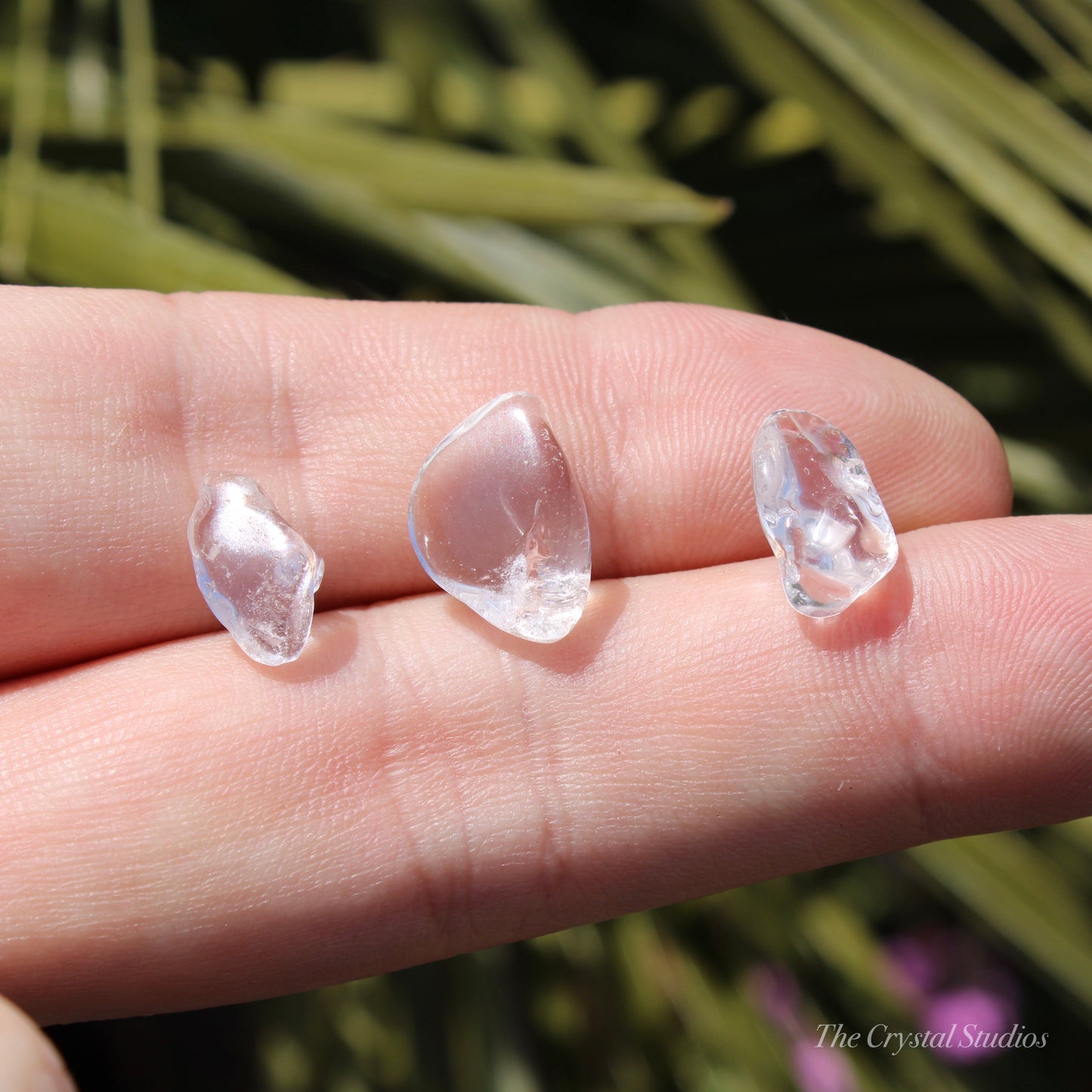 Herkimer Diamond Polished Crystal Tumblestone Set