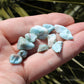 Larimar Tumbled Crystal Set