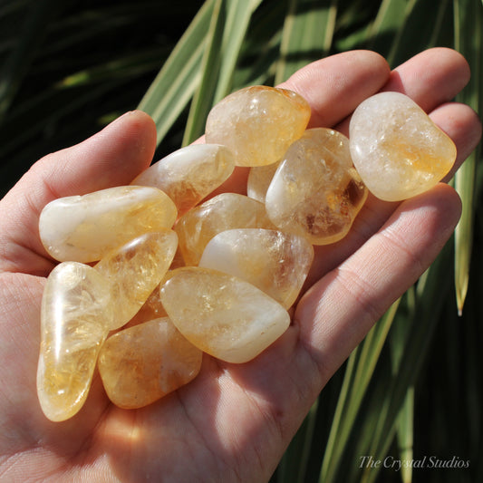 Citrine (Heat Treated) Large Polished Crystal Tumblestones