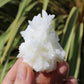 A+ White Aragonite Crystal Cluster