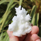 A+ White Aragonite Crystal Cluster