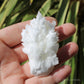 A+ White Aragonite Crystal Cluster