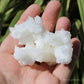 A+ White Aragonite Crystal Cluster