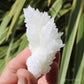 A+ White Aragonite Crystal Cluster