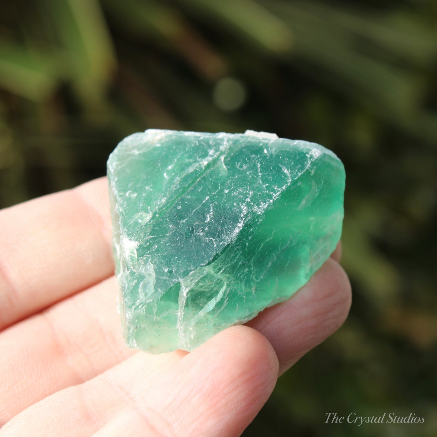 Green Fluorite Natural Crystal