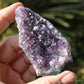 Amethyst and Calcite Natural Crystal Cluster