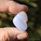 Blue lace Agate Medium Polished Crystal Tumblestone