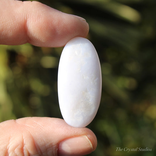 Blue lace Agate Medium Polished Crystal Tumblestone