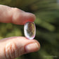 Pink (Dyed) Rutilated Polished Crystal Cabochon