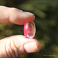 Pink (Dyed) Rutilated Polished Crystal Cabochon