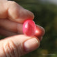 Pink (Dyed) Rutilated Polished Crystal Cabochon