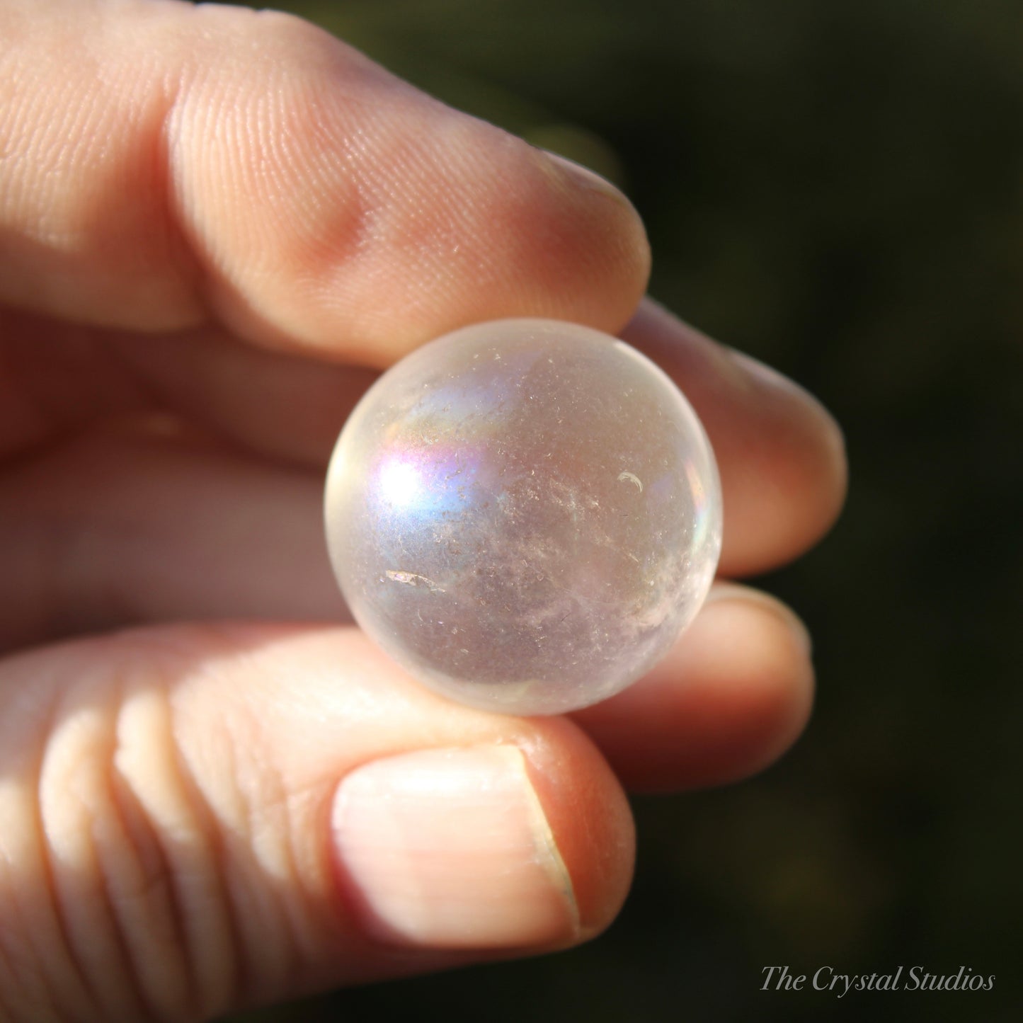 Angel Aura Quartz Polished Crystal Sphere