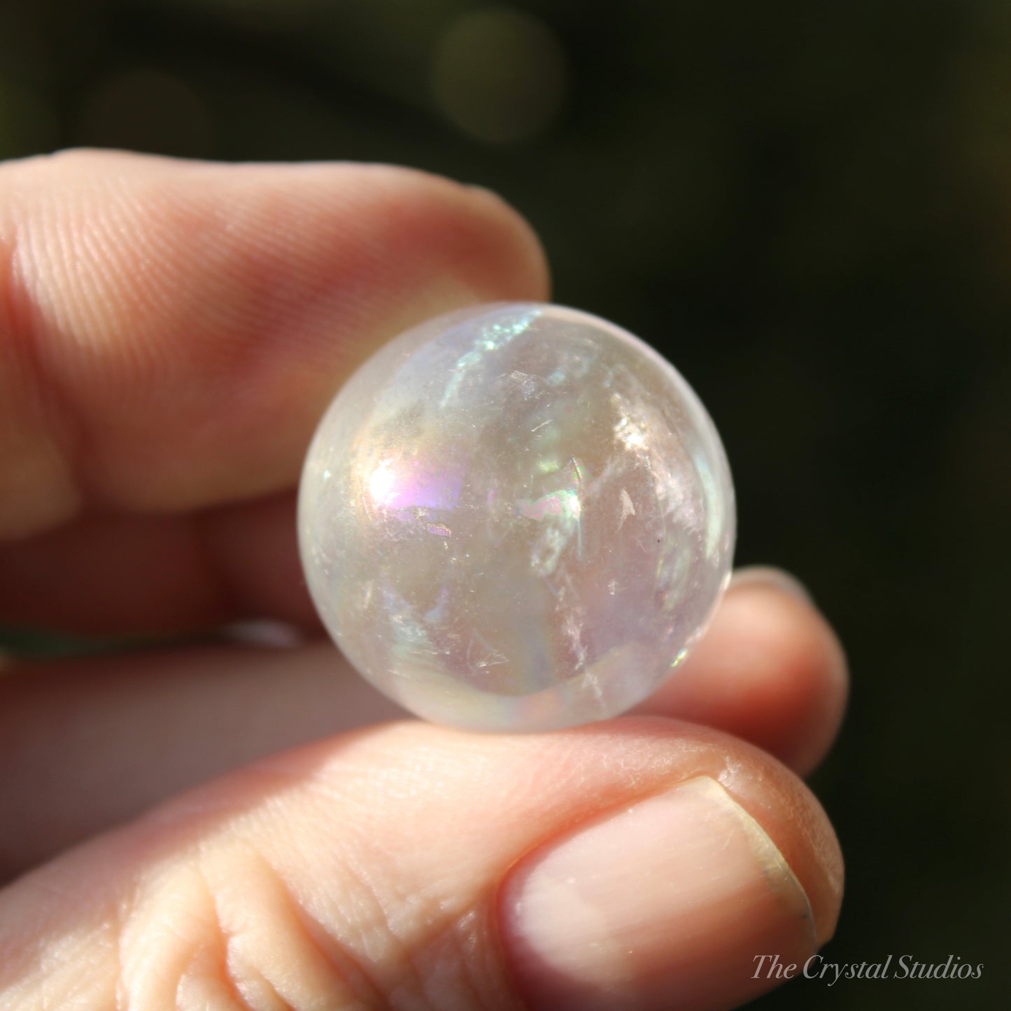 Angel Aura Quartz Polished Crystal Sphere