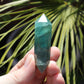 Blue/Green Fluorite Double Terminated Polished Point