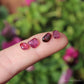 Raspberry Garnet Chip Tumblestone Crystal Set