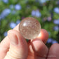 Rutilated Quartz Polished Crystal Sphere