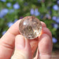 Rutilated Quartz Polished Crystal Sphere