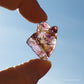 Super Seven Polished Crystal Slice