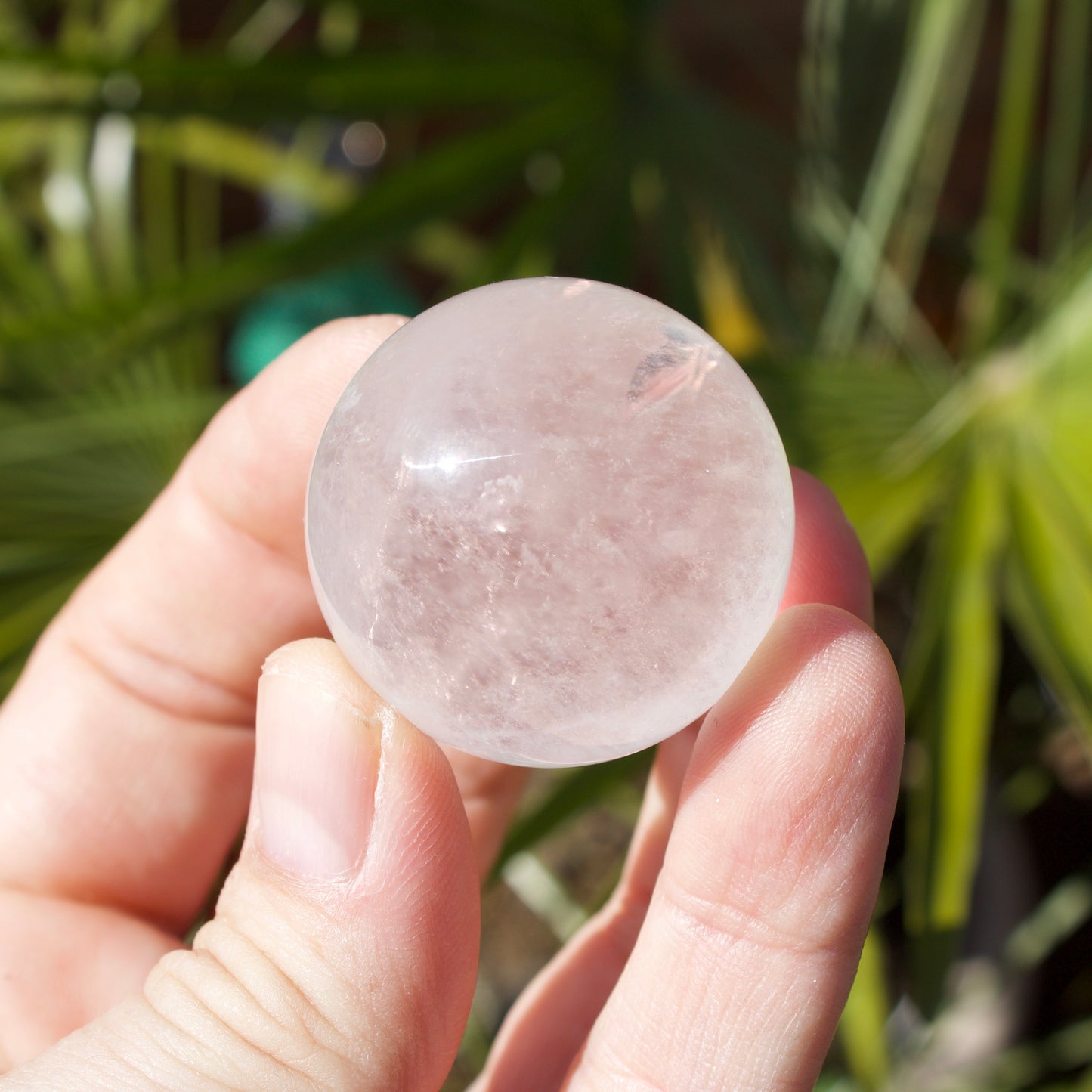 Clear Quartz Medium Sphere Polished Crystal