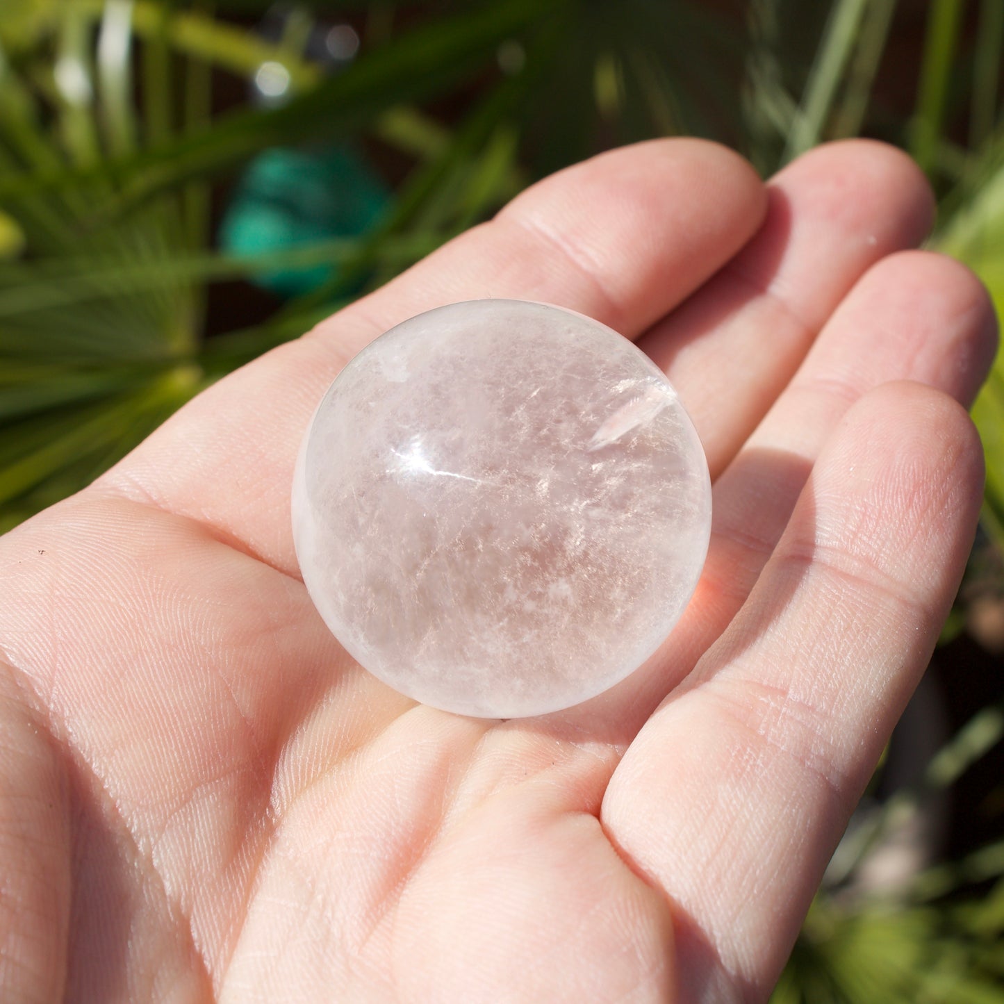 Clear Quartz Medium Sphere Polished Crystal